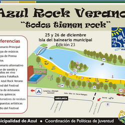 Cronograma completo de bandas que tocarán en el Azul Rock Verano 2010