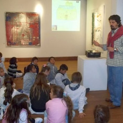 Visita de las escuelas al Museo López Claro