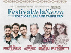 El Festival de la Sierra tendrá al Negro Álvarez, Nati Pastorutti, Los del Portezuelo, entre otros