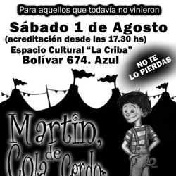 Convocan al 2do Casting para "Martín, cola de Cerdo"
