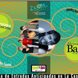 El viernes 26 de Agosto se fusionan Tocaya Tierra y Alejandro Balbis para un show en el Español