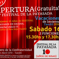 En vacaciones llega el 10º Festival de la Payasada