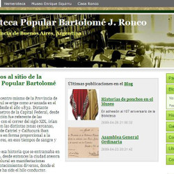 La Biblioteca Ronco cuenta con su lugar en la web