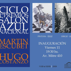 Muestra de primeros premios del "Salón Azul Nacional en el Museo López Claro