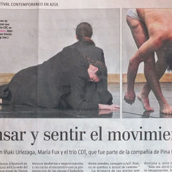 DanzaAzul 2012 en La Nación y Página 12