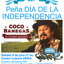 ADIFA: Folklore y tango en la Peña Día de la Independencia