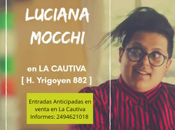 Luciana Mocchi en La Cautiva!