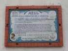 Placa Declaracion de la UNESCO "Azul, Ciudad Cervantina de la Argentina"