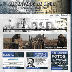 Un sitio web de investigadores azuleños revaloriza el Cementerio